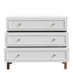 Furniture To Go Wensley Light Grey 3 Drawer Chest The Home and Office Stores