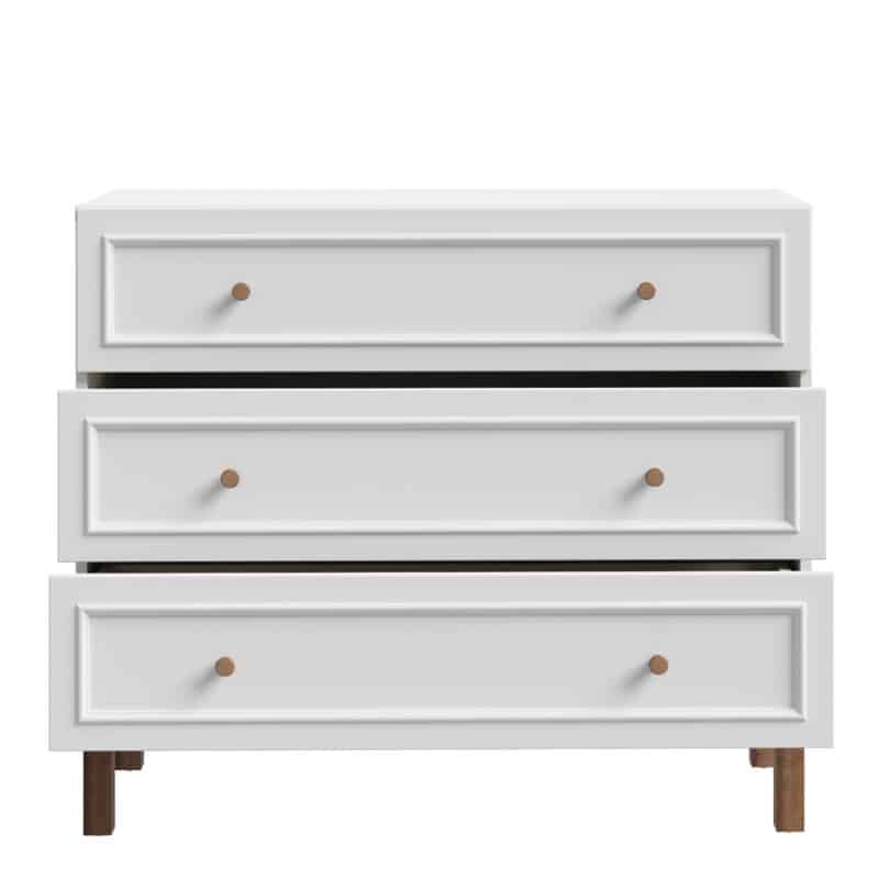 Furniture To Go Wensley Light Grey 3 Drawer Chest The Home and Office Stores