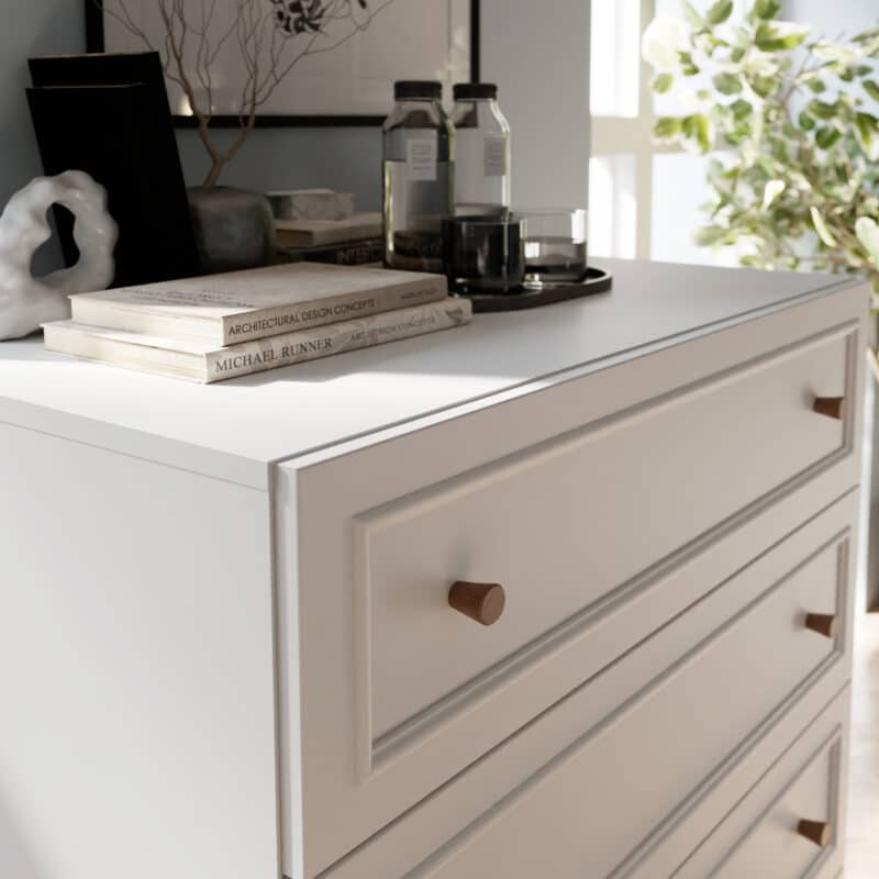 Furniture To Go Wensley Light Grey 3 Drawer Chest The Home and Office Stores