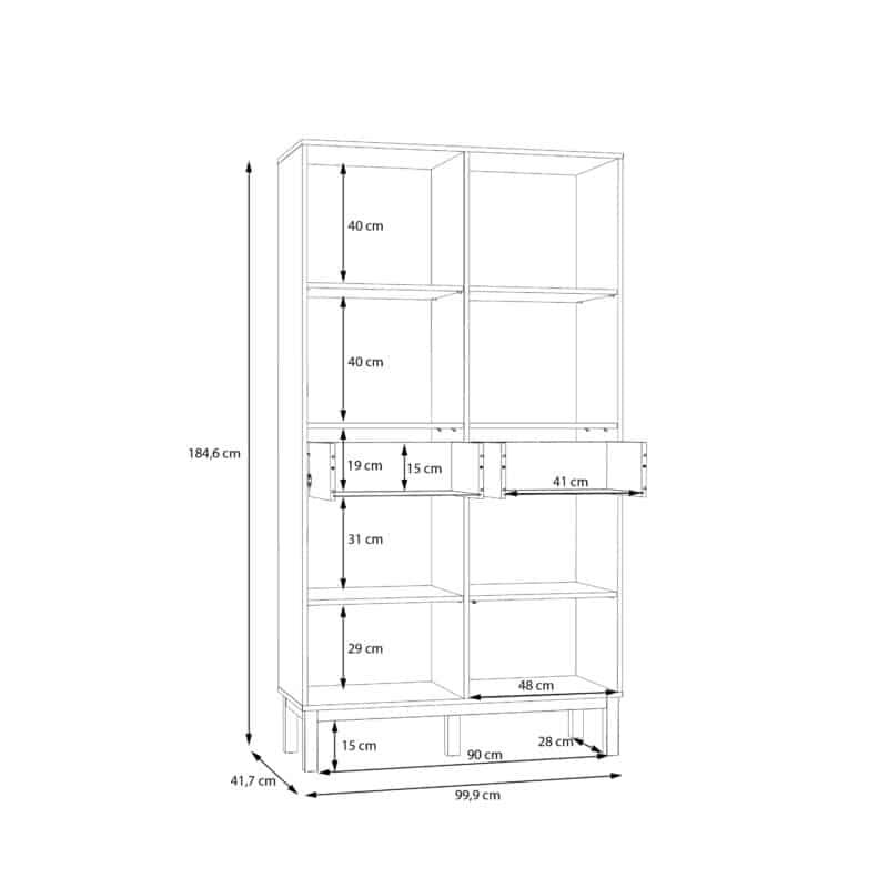 Furniture To Go Wensley Light Grey 4 Door 2 Drawer Display Cabinet The Home and Office Stores