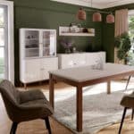 Furniture To Go Wensley Light Grey 4 Door Display Cabinet The Home and Office Stores
