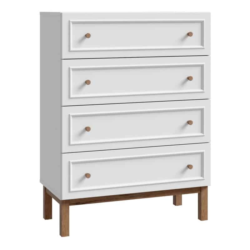 Furniture To Go Wensley light grey 4 drawer Chest