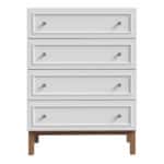 Furniture To Go Wensley Light Grey 4 Drawer Chest The Home and Office Stores
