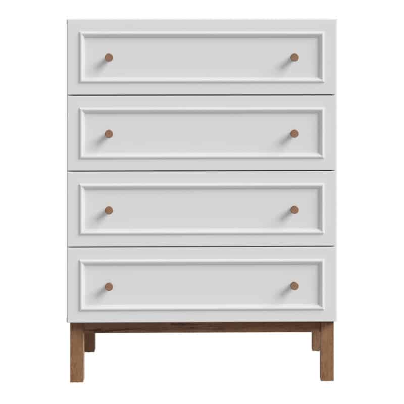 Furniture To Go Wensley Light Grey 4 Drawer Chest The Home and Office Stores