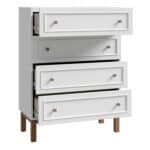 Furniture To Go Wensley Light Grey 4 Drawer Chest The Home and Office Stores