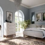 Furniture To Go Wensley Light Grey 4 Drawer Chest The Home and Office Stores