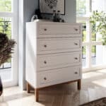 Furniture To Go Wensley Light Grey 4 Drawer Chest The Home and Office Stores