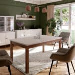 Furniture To Go Wensley Light Grey Dining Table The Home and Office Stores