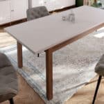 Furniture To Go Wensley Light Grey Dining Table The Home and Office Stores