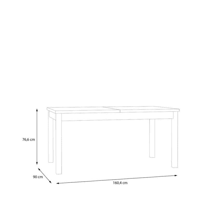 Furniture To Go Wensley Light Grey Dining Table The Home and Office Stores