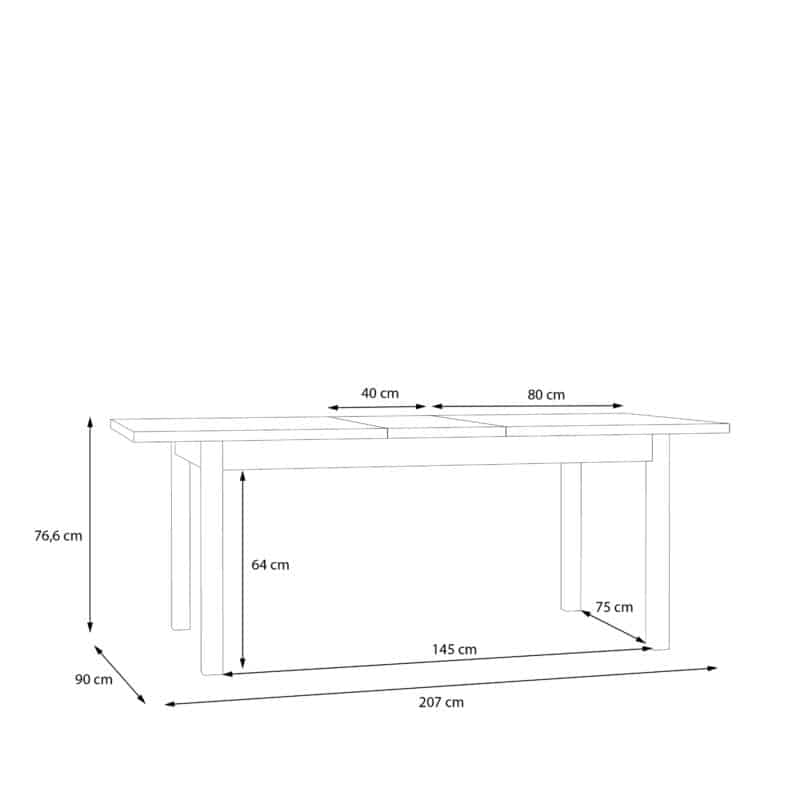 Furniture To Go Wensley Light Grey Dining Table The Home and Office Stores