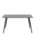 Furniture To Go Wicklow Black Dining Table The Home and Office Stores
