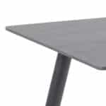 Furniture To Go Wicklow Black Dining Table The Home and Office Stores