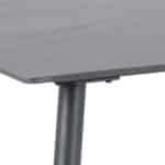 Furniture To Go Wicklow Black Dining Table The Home and Office Stores