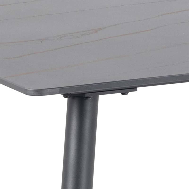 Furniture To Go Wicklow Black Dining Table The Home and Office Stores