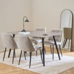 Furniture To Go Wicklow Grey Dining Table The Home and Office Stores