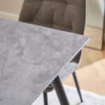 Furniture To Go Wicklow Grey Dining Table The Home and Office Stores