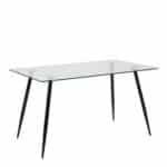 Furniture To Go Wilma glass top dining table