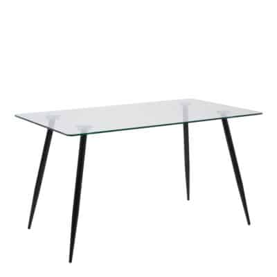 Furniture To Go Wilma glass top dining table