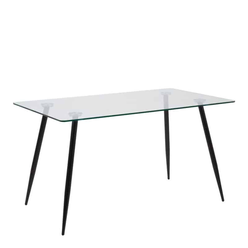 Furniture To Go Wilma glass top dining table