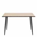 Furniture To Go Wilma White Oak Dining Table The Home and Office Stores