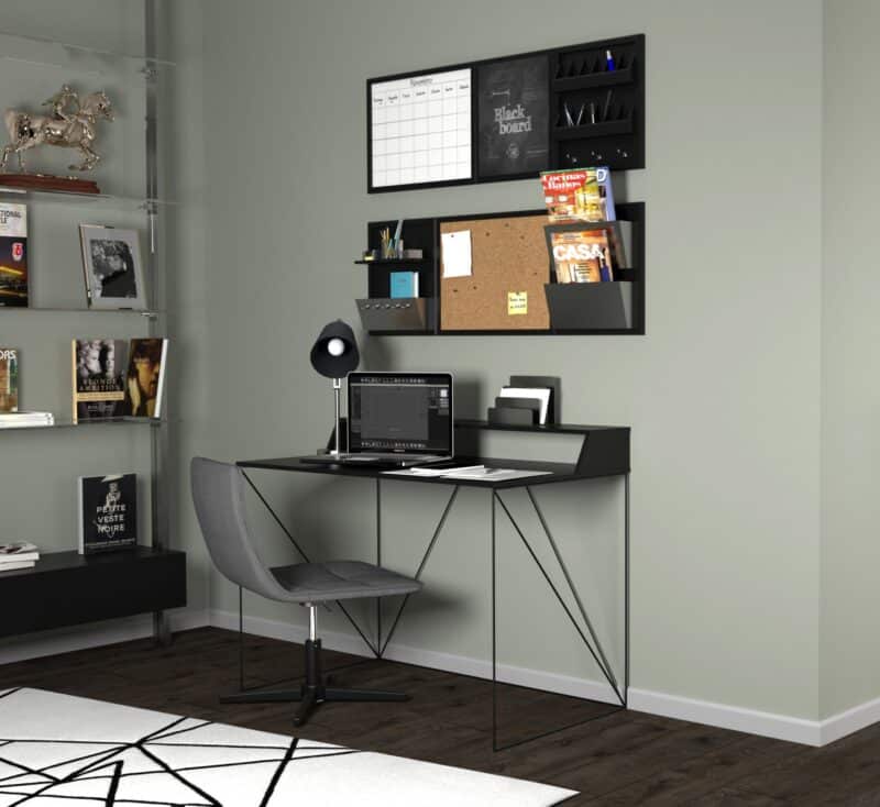 Parisot Walter Metal Desk The Home and Office Stores