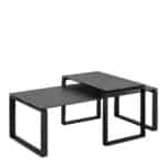 Furniture To Go Katrine black ceramic top coffee tables