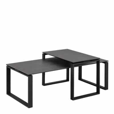 Furniture To Go Katrine black ceramic top coffee tables