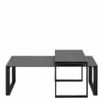Furniture To Go Katrine Black Ceramic Top Coffee Tables The Home and Office Stores