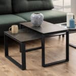 Furniture To Go Katrine Black Ceramic Top Coffee Tables The Home and Office Stores