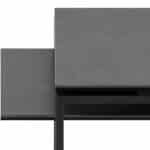 Furniture To Go Katrine Black Ceramic Top Coffee Tables The Home and Office Stores