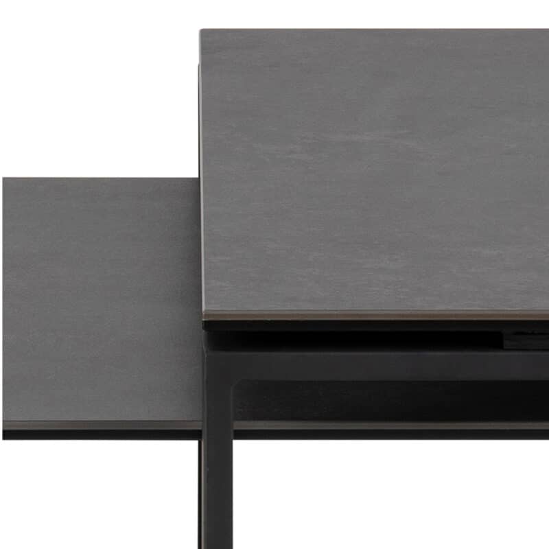 Furniture To Go Katrine Black Ceramic Top Coffee Tables The Home and Office Stores