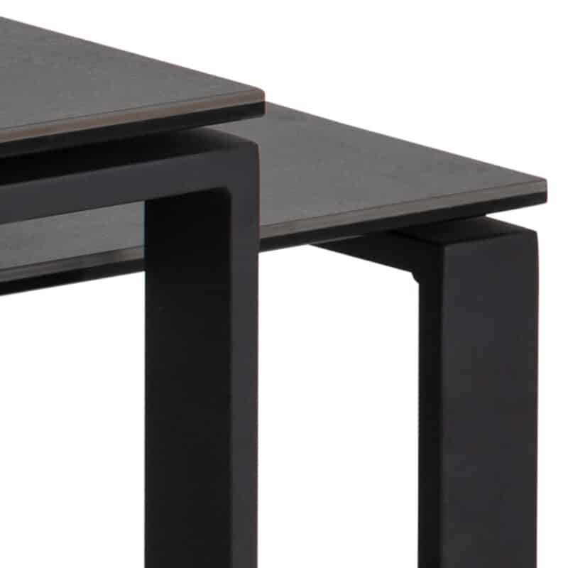 Furniture To Go Katrine Black Ceramic Top Coffee Tables The Home and Office Stores