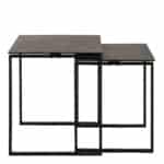 Furniture To Go Katrine Black Ceramic Top Nest Of 2 Tables The Home and Office Stores