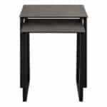 Furniture To Go Katrine Black Ceramic Top Nest Of 2 Tables The Home and Office Stores