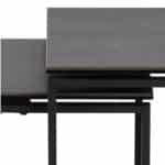 Furniture To Go Katrine Black Ceramic Top Nest Of 3 Tables The Home and Office Stores
