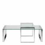 Furniture To Go Katrine Glass Top Coffee Tables The Home and Office Stores