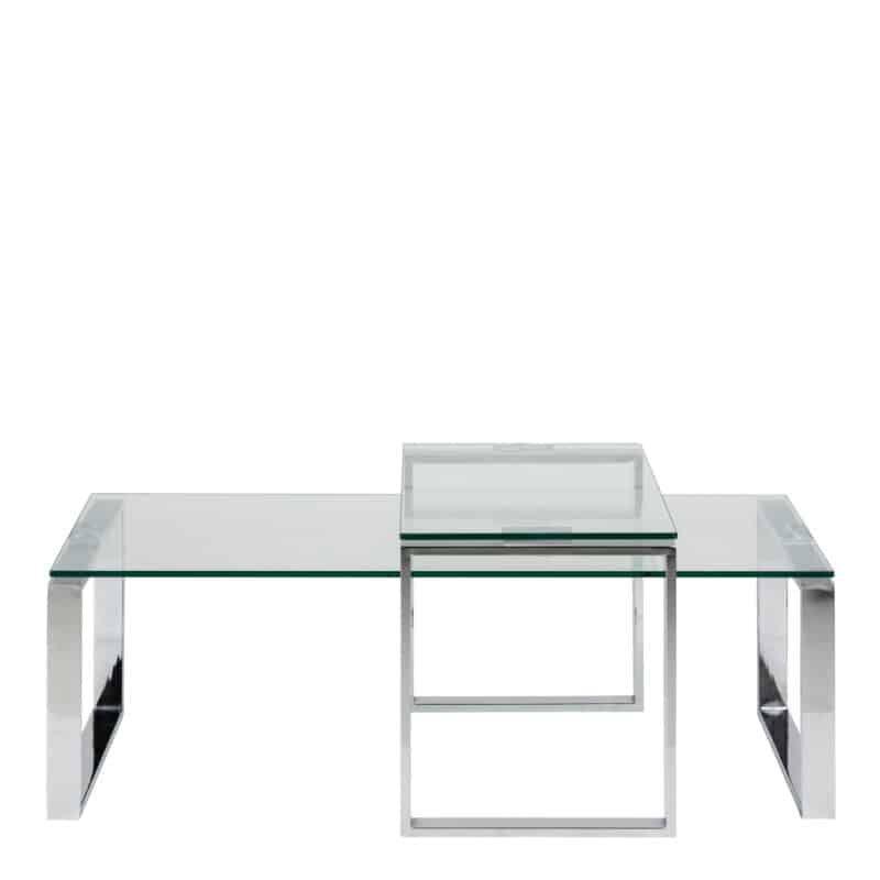 Furniture To Go Katrine Glass Top Coffee Tables The Home and Office Stores