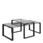 Furniture To Go Katrine smoked glass top coffee tables