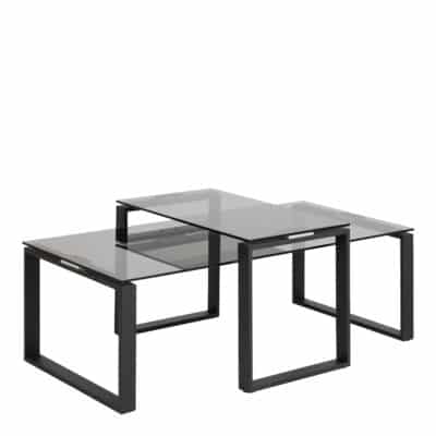 Furniture To Go Katrine smoked glass top coffee tables