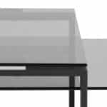 Furniture To Go Katrine Smoked Glass Top Coffee Tables The Home and Office Stores