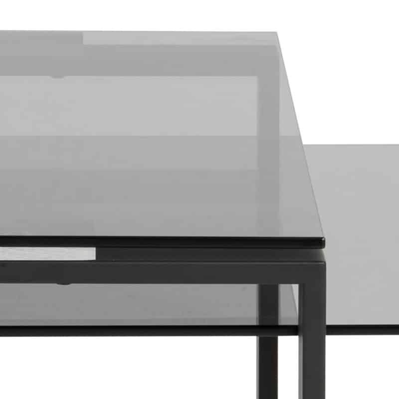 Furniture To Go Katrine Smoked Glass Top Coffee Tables The Home and Office Stores