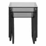 Furniture To Go Katrine Smoked Glass Top Nest Of 3 Tables The Home and Office Stores
