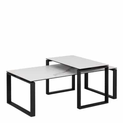 Furniture To Go Katrine white ceramic top coffee tables