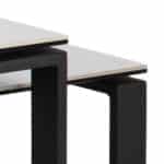 Furniture To Go Katrine White Ceramic Top Coffee Tables The Home and Office Stores