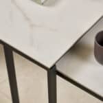 Furniture To Go Katrine White Ceramic Top Nest Of 2 Tables The Home and Office Stores