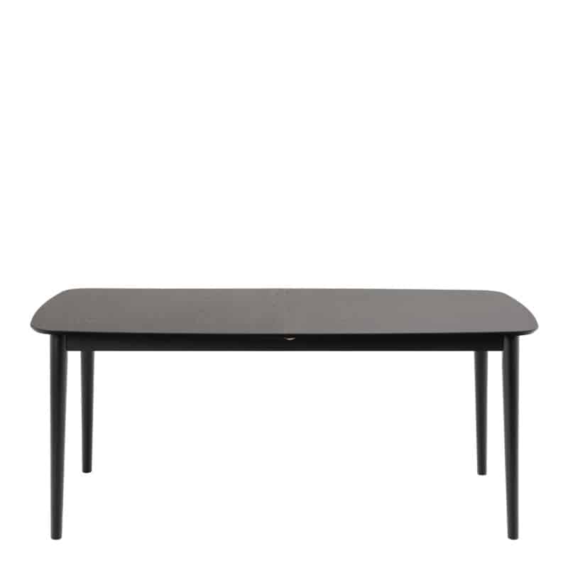 Furniture To Go Montreux Extending Black Dining Table The Home and Office Stores