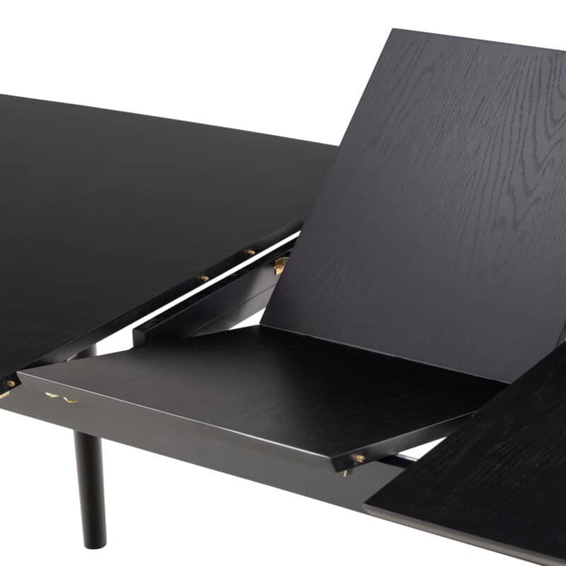 Furniture To Go Montreux Extending Black Dining Table The Home and Office Stores
