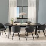 Furniture To Go Montreux Extending Black Dining Table The Home and Office Stores