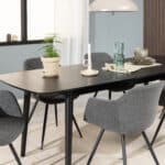 Furniture To Go Montreux Extending Black Dining Table The Home and Office Stores